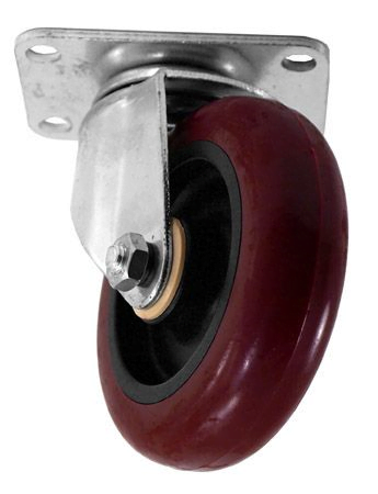 CASTER SWIVEL 4' PU