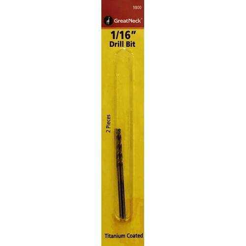 DRILL BIT 1/16 TITANIUM 2PC G.N