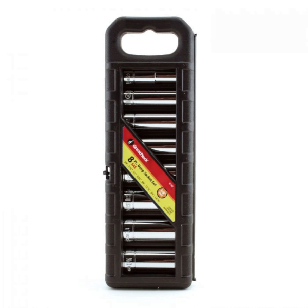SOCKET SET DEEP 9PC METRIC G.N