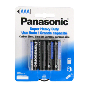 BATTERY AAA HEAVY DUTY 4PC PANASONIC