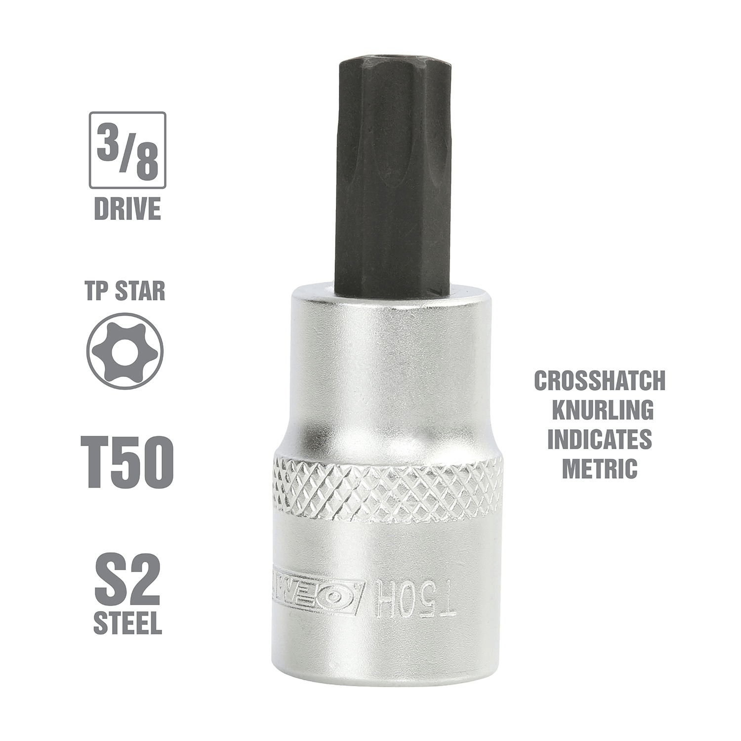SOCKET TORX TAMP T50 X 3/8DR