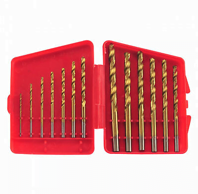 DRILL BIT SET TITANIUM 13PC NU