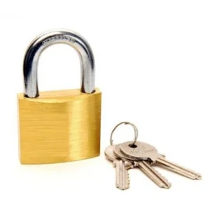 PADLOCK 40MM BRASS CH