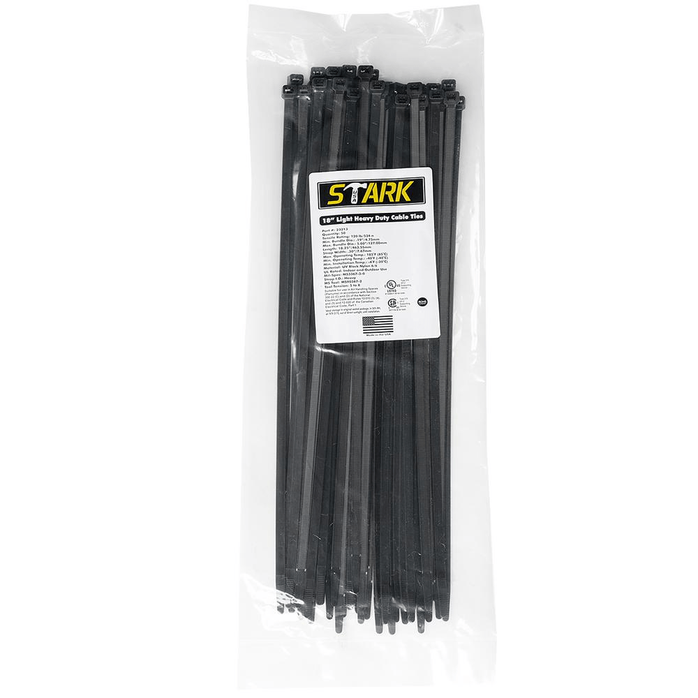 TIE CABLE 11" UV USA 100/PK