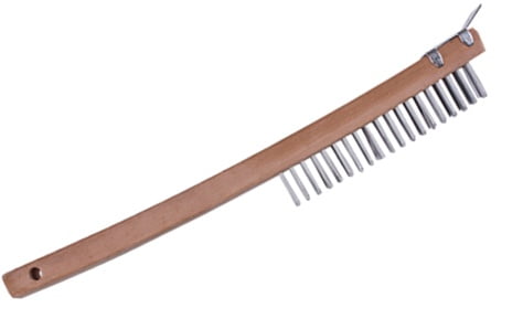 WIRE BRUSH LONG HDL W/SCRAPER