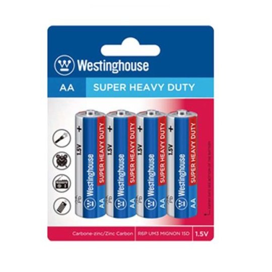 SUPER HEAVY DUTY AA BATTERY 4PK
