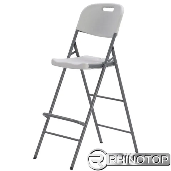 FOLDING BAR CHAIR HDPE 44"H H/DUTY