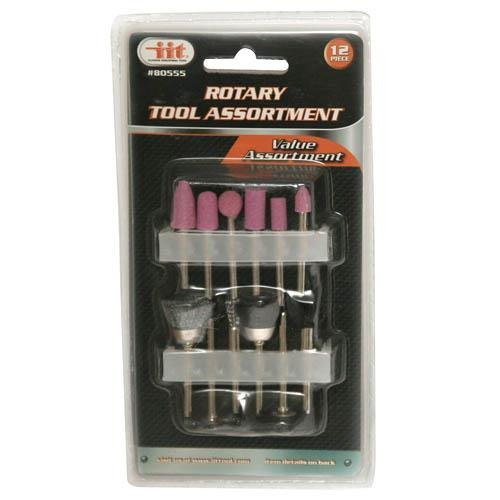 ROTARY TOOL ASST 12PC 1/8"SHANK