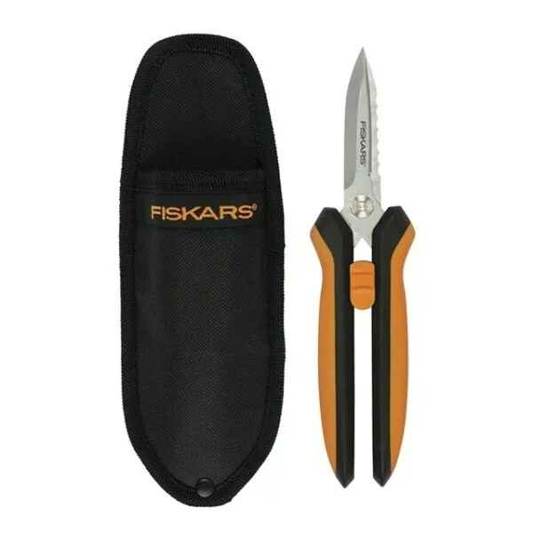 MULTIPURPOSE GARDEN SNIP W/SOFT GRIP & SHEATH