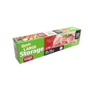 STORAGE BAGS ZIPPER LOCK 10PACK