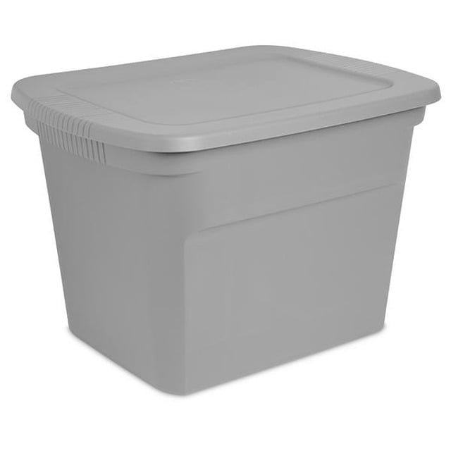 18 GALLON TOTE BOX CEMENT BASE AND LID