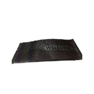 WELCOME FLOOR MAT RUBBER 16"x24" ASST