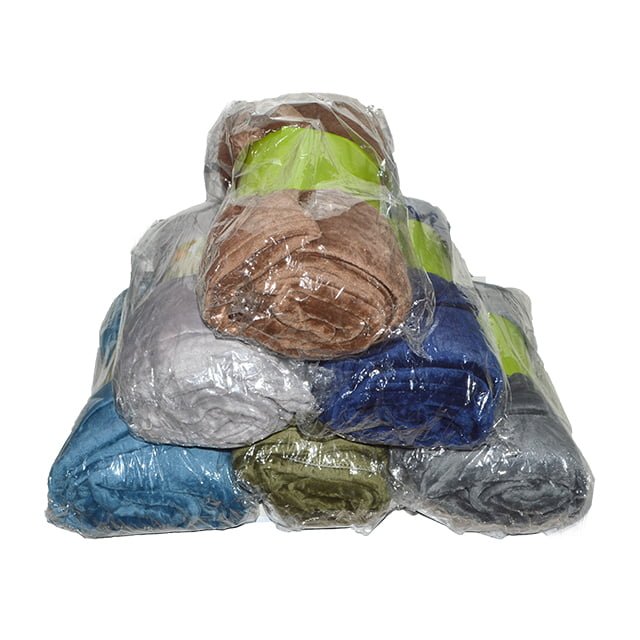 FLEECE THROW BLANKET 60X80" ASST SOLID