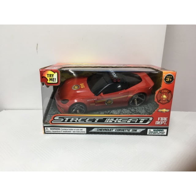 FIRE DEPARTMENT CORVETTE W/SOUND & LIGHT 1:24 SCALE