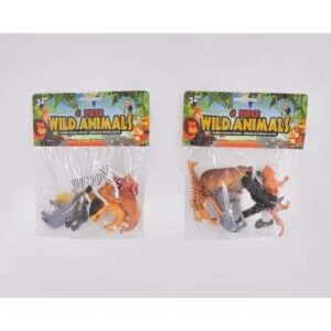 WILD ANIMAL FIGURES ASST 6PC