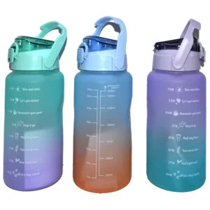 SPORTS WATER BOTTLE 1600ML MOTIVATIONAL ASST