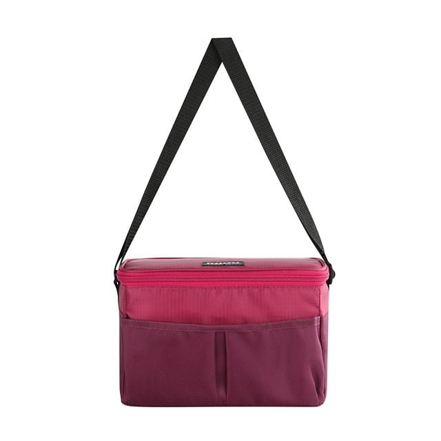 COOLER 6 CAN COLLAPSE & COOL ESSENTIALS RED COOLER LUNCH BAG