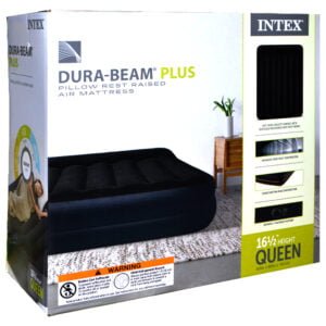 QUEEN DURA-BEAM PLUS PILLOW REST AIR MATTRESS W/PUMP