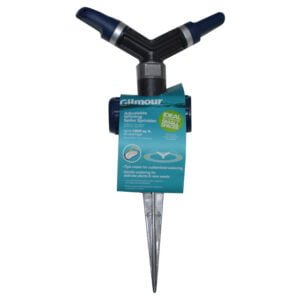 ADJUSTABLE WHIRLING SPRINKLER W/METAL SPIKE BASE