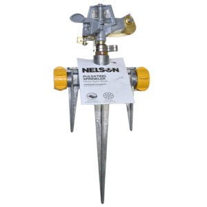 CIRCULAR SPRINKLER ON METAL SPIKE BASE