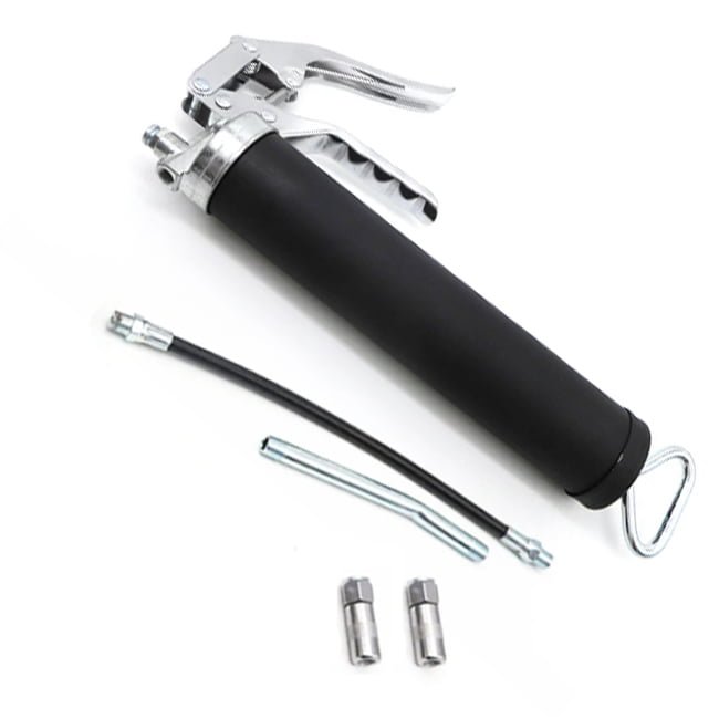 GREASE GUN W/FLEX, STRAIGHT HOSE & COUPLER