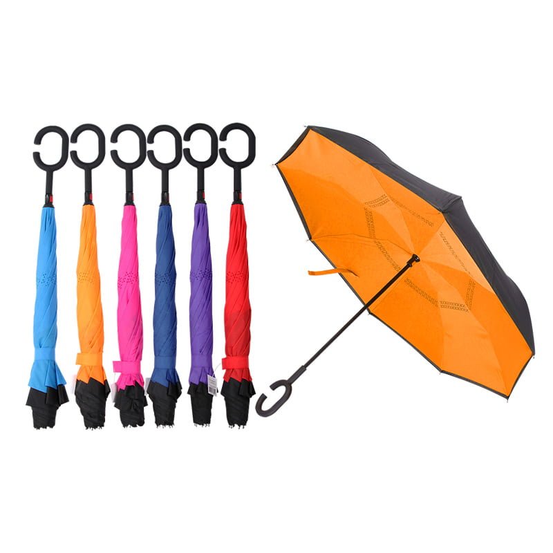 UMBRELLA REVERSE 47" ASST COLORS