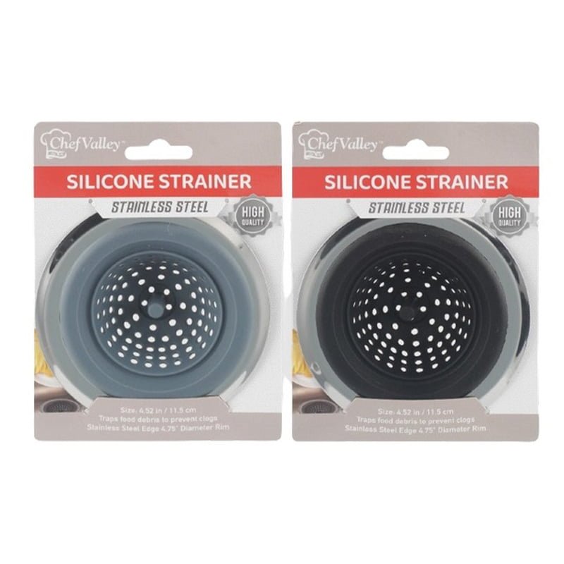 SILICONE& SS STRAINER 4.5"