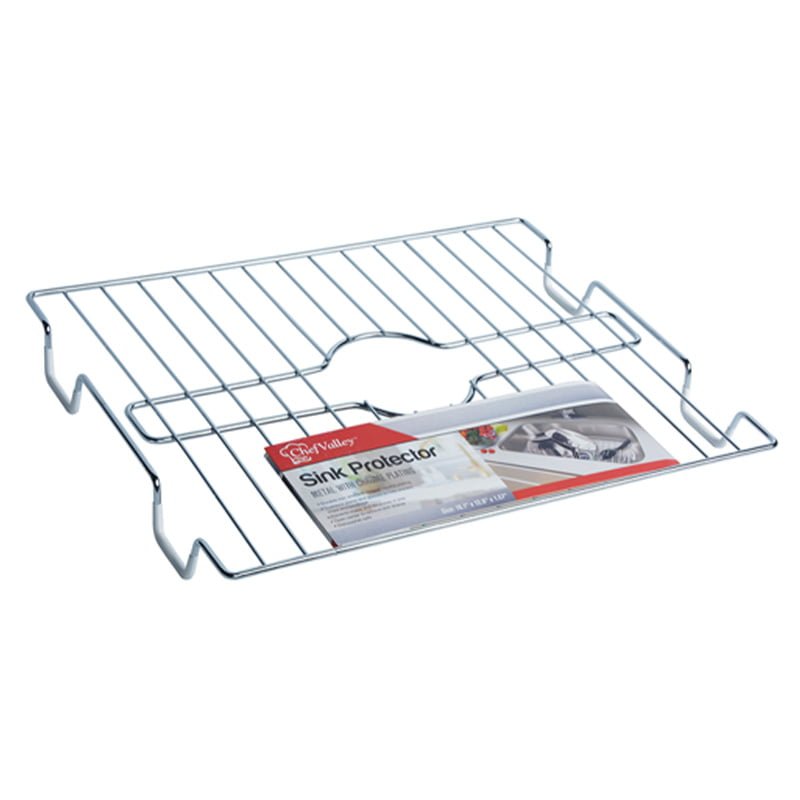 KITCHEN SINK PROTECTOR CHROME 16X13"