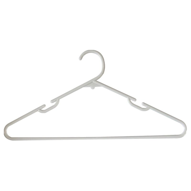 HANGER PLASTIC 30 PACK WHITE