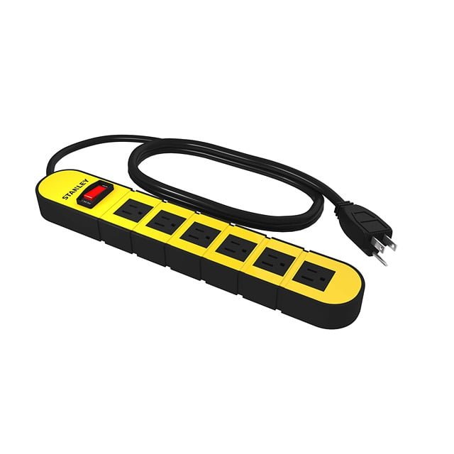 SHOPMAX POWER STRIP 3FT YELLOW