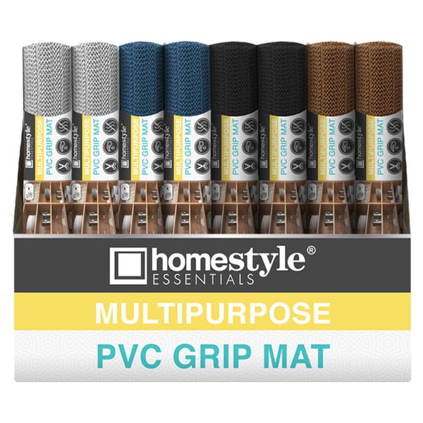 PVC GRIP MAT SHELF LINER 12x60''