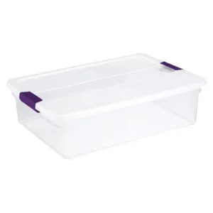 32 QT CLEAR VIEW LATCH BOX