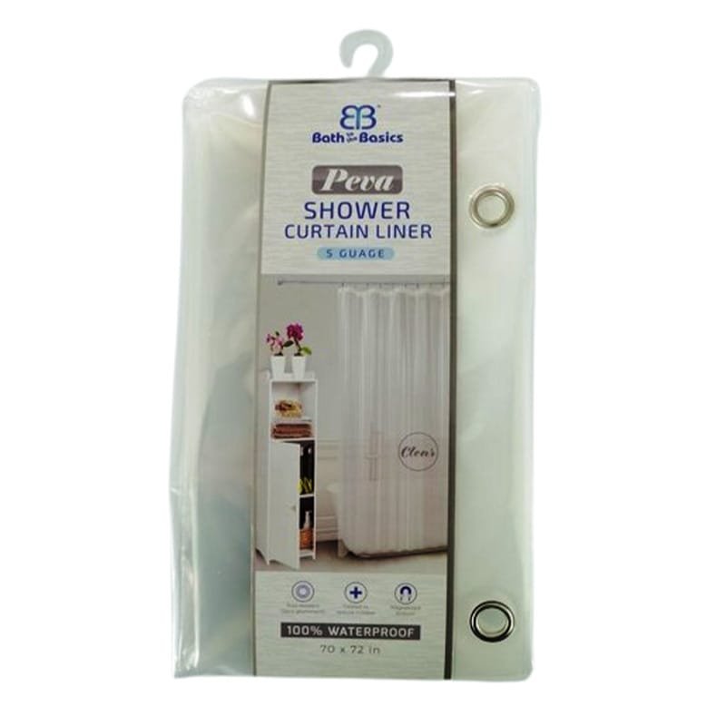SHOWER CURTAIN LINER 5G 72"X72"