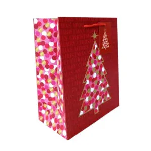 BAG MATT CHRISTMAS MEDIUM 3PK