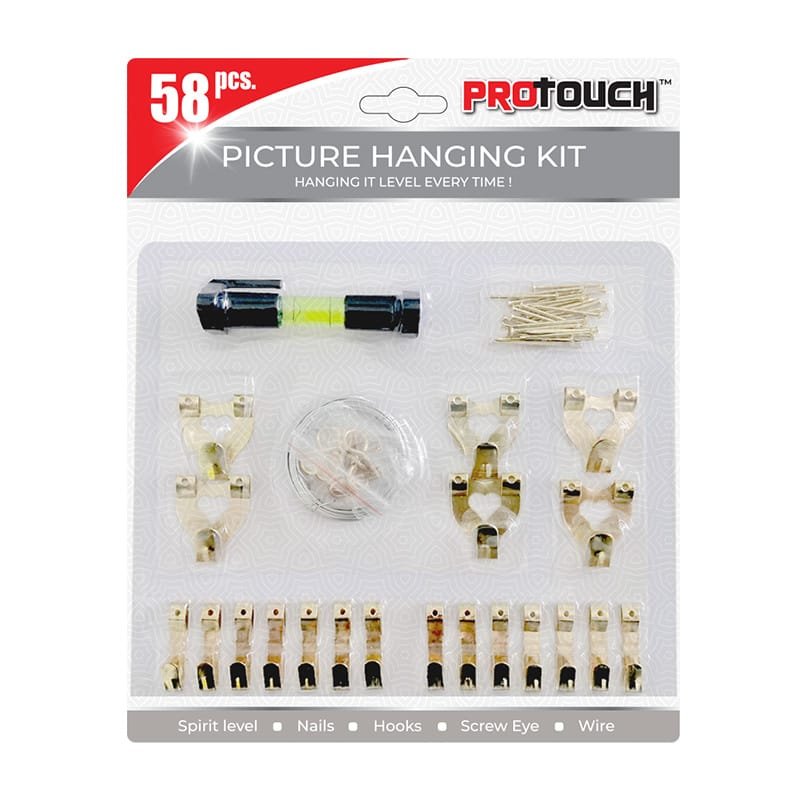 PICTURE HANGING KIT 58PC