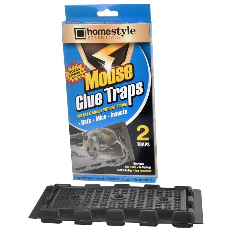 MOUSE GLUE TRAP 2PK LG