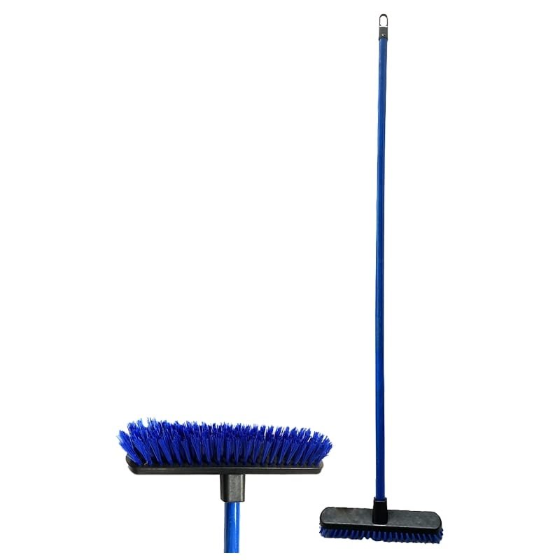 BROOM DECK SCRUBBER W/HANDLE
