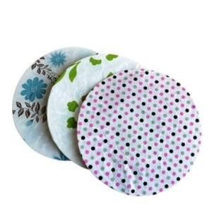 PRINTED SHOWER CAPS 3PK LARGE