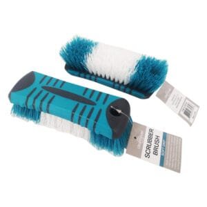 SCRUBBING BRUSH  6" W/SOFT GRIP