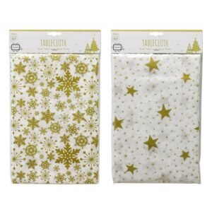 TABLE CLOTH GOLD RECTANGLE 2 ASST