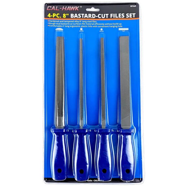 BASTARD CUT FILE SET 8" 4PC
