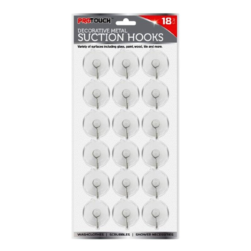 SUCTION HOOKS 18PC