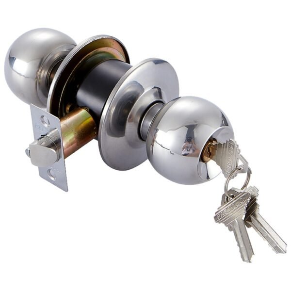 DOOR LOCK PRIVACY SET CHROME