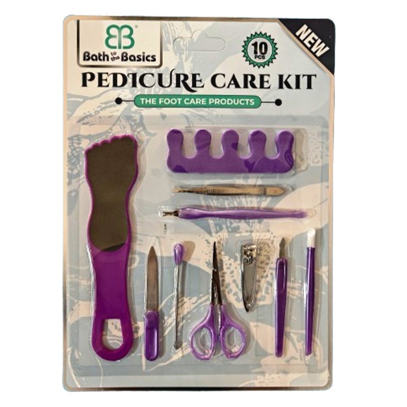 PEDICURE CARE KIT 10PC