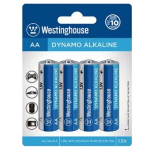BATTERY ALKALINE AA 4PK