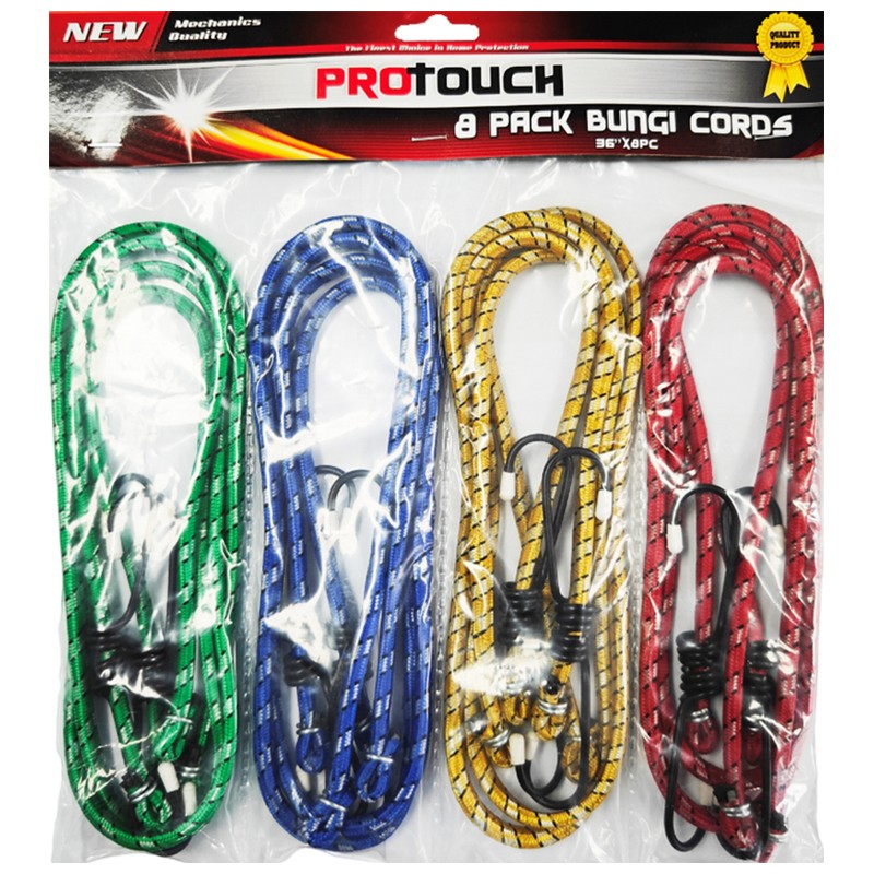 BUNGEE CORD 8PK 3FT