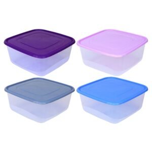 FOOD CONTAINER 152oz / 4500ML SQUARE COLORFUL
