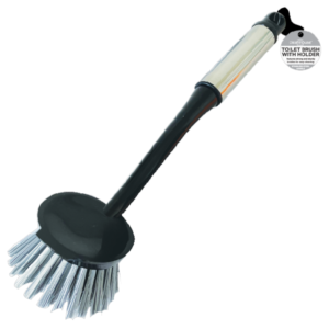 S/STEEL ROUND KITCHEN SCRUB BRUSH