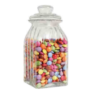 GLASS VINTAGE JAR 1500ML
