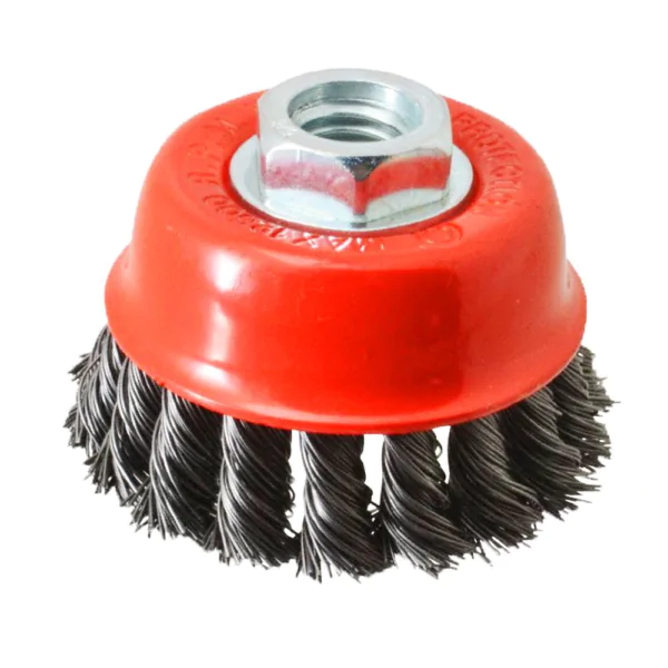 WIRE CUP BRUSH 3' KNOTTED SU